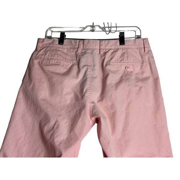 J. Crew Sutton Pink Casual Summerweight Chino Pants Mens 33x32 - Picture 4 of 6